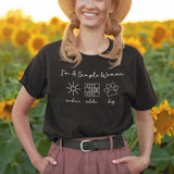 I'm A Simple Woman Sunshine Sudoku Dogs - Simple Tee - Joy T-Shirt - Hobby Tee - Lifestyle T-Shirt - Women Tee