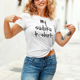 My Sudoku T-shirt - Bold Tee - Statement T-Shirt - Funny Tee - Puzzler T-Shirt - Meta Tee