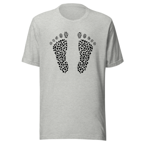 two-footprints-feet-tee-cute-t-shirt-black-tee-inspirational-t-shirt-gift-tee#color_athletic-heather