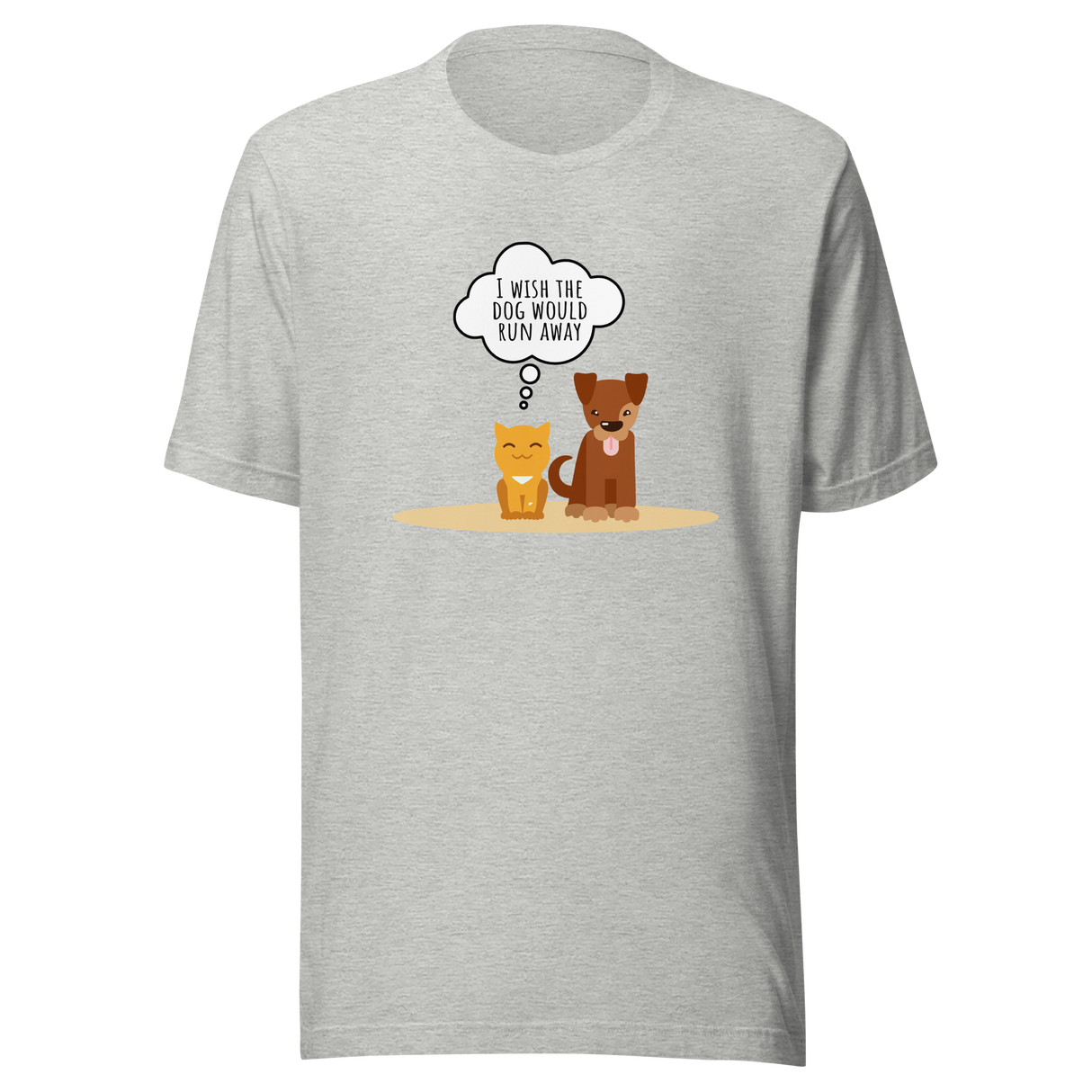 i-wish-the-dog-would-run-away-dog-tee-cute-t-shirt-puppy-tee-dog-lover-t-shirt-dog-mom-tee#color_athletic-heather