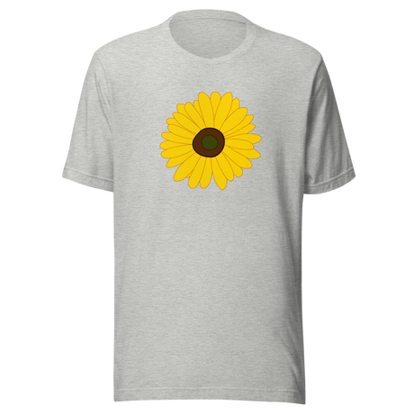 yellow-sunflower-sunflower-tee-yellow-t-shirt-flower-tee-floral-t-shirt-ladies-tee#color_athletic-heather