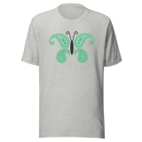 green-butterfly-butterfly-tee-nature-t-shirt-butterflies-tee-green-t-shirt-gift-tee#color_athletic-heather
