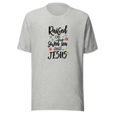 raised-on-sweet-tea-and-jesus-jesus-tee-sweet-tea-t-shirt-christian-tee-faith-t-shirt-religion-tee#color_athletic-heather