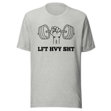 lft-hvy-sht-workout-tee-fitness-t-shirt-diet-tee-gym-t-shirt-workout-tee#color_athletic-heather