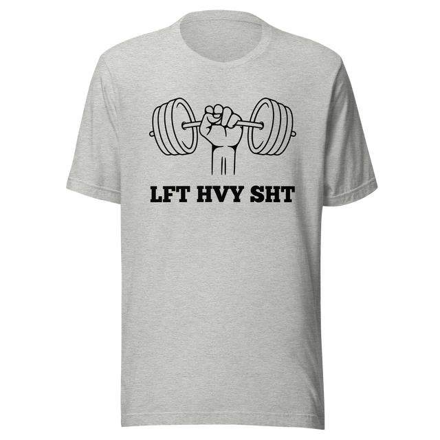 lft-hvy-sht-workout-tee-fitness-t-shirt-diet-tee-gym-t-shirt-workout-tee#color_athletic-heather