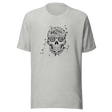 psychedelic-skull-black-and-white-skull-tee-psychedelic-t-shirt-halloween-tee-gift-t-shirt-cool-tee#color_athletic-heather