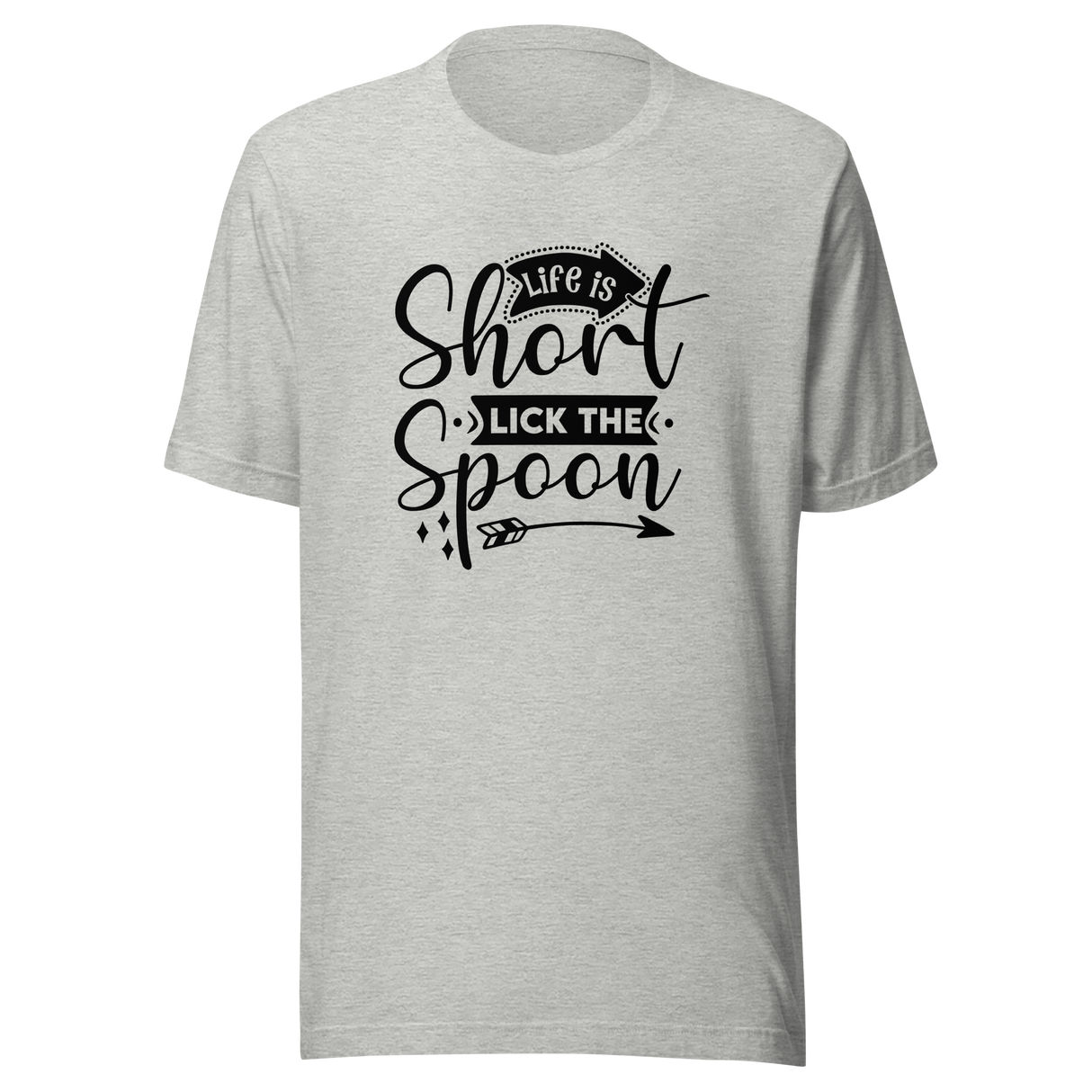 life-is-short-lick-the-spoon-baking-tee-cooking-t-shirt-kitchen-tee-inspirational-t-shirt-life-tee#color_athletic-heather