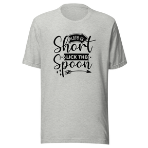 life-is-short-lick-the-spoon-baking-tee-cooking-t-shirt-kitchen-tee-inspirational-t-shirt-life-tee#color_athletic-heather