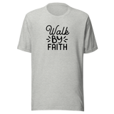 walk-the-faith-christian-tee-faith-t-shirt-bible-tee-jesus-t-shirt-religion-tee#color_athletic-heather
