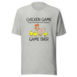 chicken-game-rules-dont-look-at-the-chickens-game-over-chicken-tee-game-t-shirt-look-tee-vote-t-shirt-election-tee#color_athletic-heather