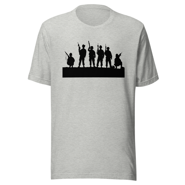 soldiers-silhouette-military-tee-silhouette-t-shirt-soldier-tee-military-t-shirt-usa-tee#color_athletic-heather