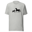 two-horses-horse-tee-silhouette-t-shirt-animal-tee-farm-t-shirt-equestrian-tee#color_athletic-heather