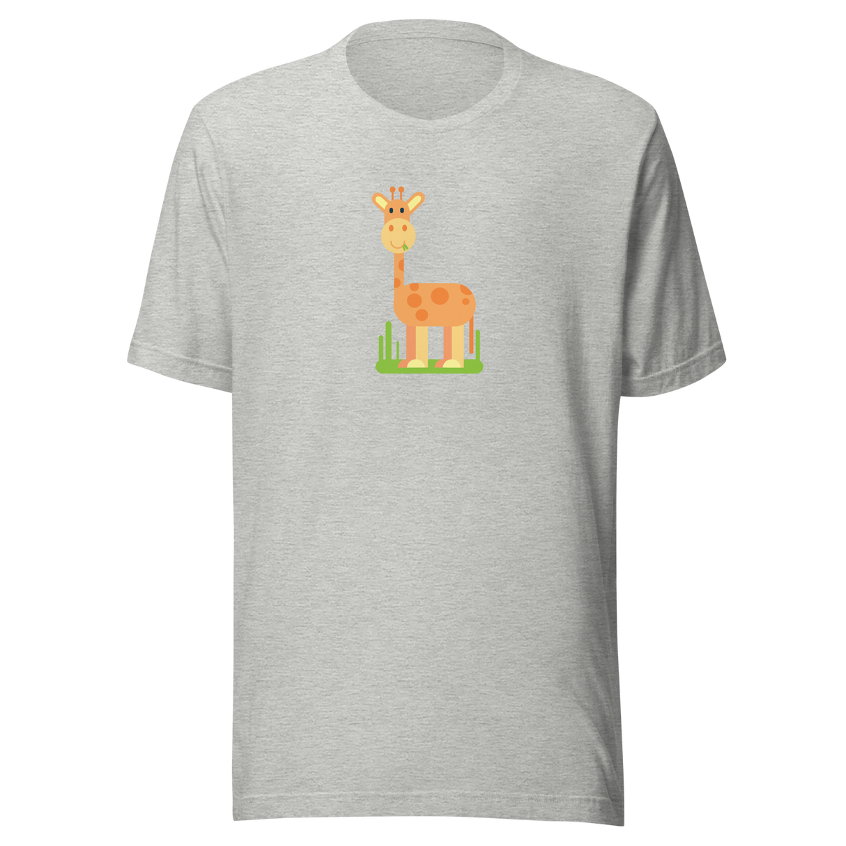 giraffe-illustrated-giraffe-tee-animal-t-shirt-cute-tee-safari-t-shirt-children-tee#color_athletic-heather