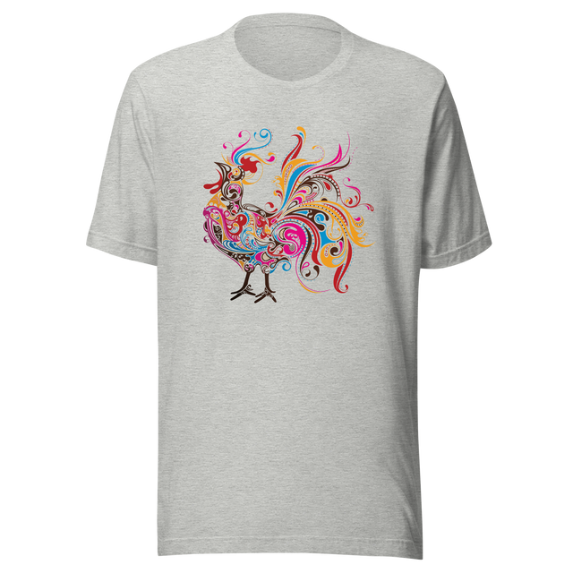 colorful-illustrated-rooster-colorful-tee-illustrated-t-shirt-rooster-tee-farm-t-shirt-animal-tee#color_white