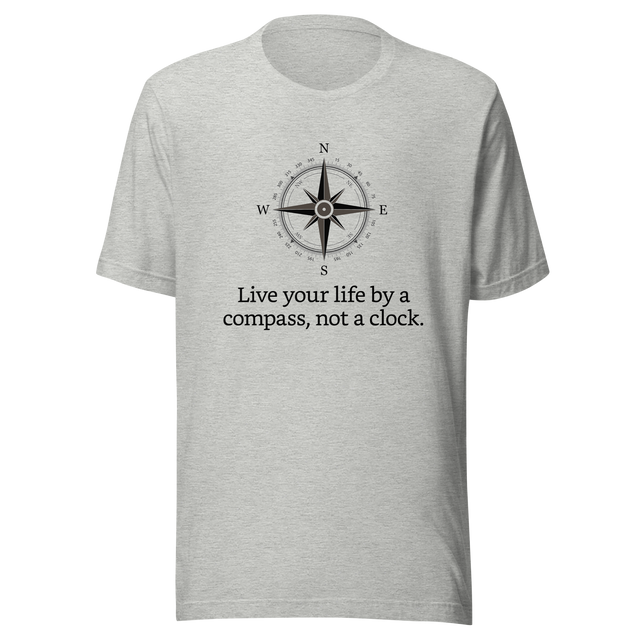 live-by-the-compass-not-by-the-clock-live-by-compass-tee-compass-t-shirt-explore-tee-t-shirt-tee#color_athletic-heather