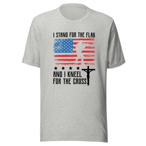 i-stand-for-the-flag-and-kneel-for-the-cross-stand-tee-kneel-flag-t-shirt-usa-tee-t-shirt-tee#color_athletic-heather
