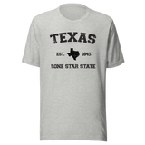 texas-est-1845-lone-star-state-texas-tee-1845-t-shirt-lone-star-tee-t-shirt-tee#color_athletic-heather