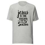 jesus-is-the-reason-for-the-season-jesus-tee-reason-t-shirt-christian-tee-t-shirt-tee#color_athletic-heather