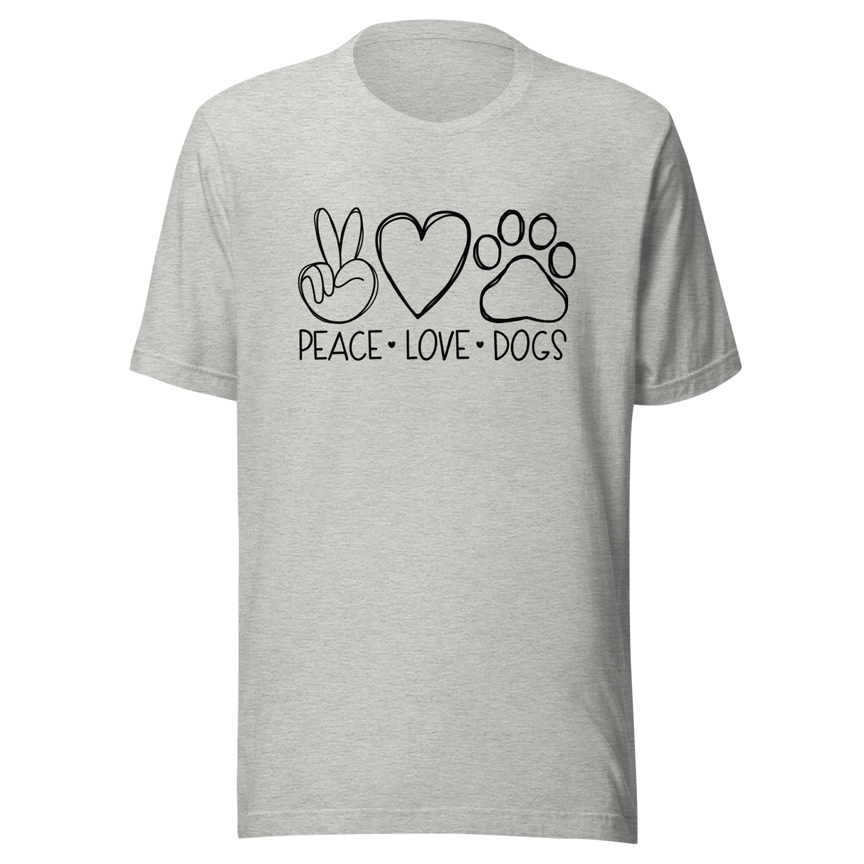 peace-love-dogs-dog-tee-peace-t-shirt-late-tee-t-shirt-tee#color_athletic-heather