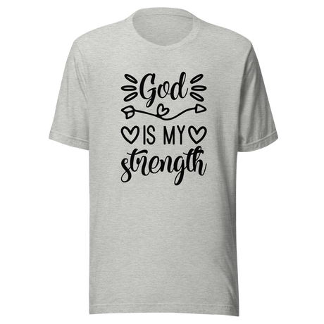 god-is-my-strength-jesus-tee-everything-t-shirt-christian-tee-t-shirt-tee#color_athletic-heather