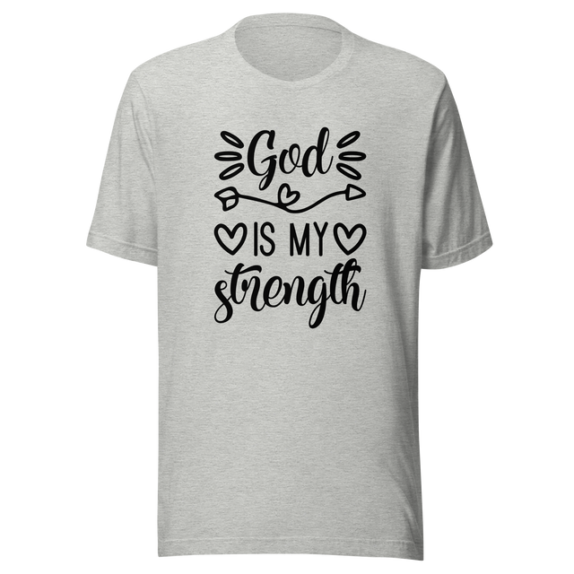 god-is-my-strength-jesus-tee-everything-t-shirt-christian-tee-t-shirt-tee#color_athletic-heather