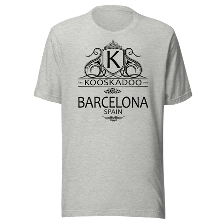 Kooskadoo Barcelona - Barcelona Tee - Spain T-Shirt - Europe Tee -  T-Shirt -  Tee