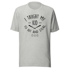 i-teach-my-kid-to-hit-and-steal-sports-tee-baseball-t-shirt-parenting-tee-humor-t-shirt-coaching-tee-1#color_athletic-heather