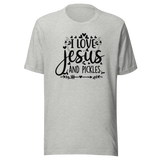i-love-jesus-and-pickles-faith-tee-faith-t-shirt-jesus-tee-love-t-shirt-devotion-tee#color_athletic-heather