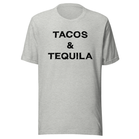 tacos-and-tequila-food-tee-tacos-t-shirt-tequila-tee-mexican-t-shirt-cuisine-tee#color_athletic-heather