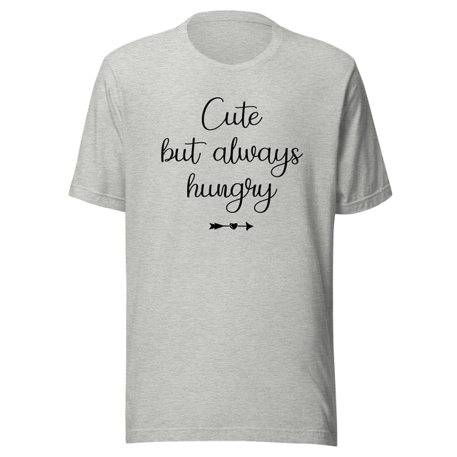 cute-but-always-hungry-food-tee-funny-t-shirt-cute-tee-hungry-t-shirt-foodie-tee#color_athletic-heather