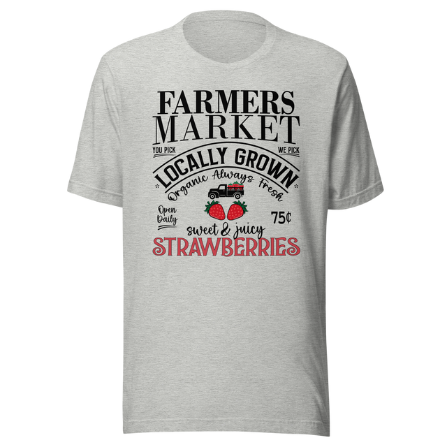 farmers-market-strawberries-local-grown-truck-organic-fresh-sweet-juicy-food-tee-farmers-t-shirt-market-tee-strawberries-t-shirt-local-tee#color_athletic-heather