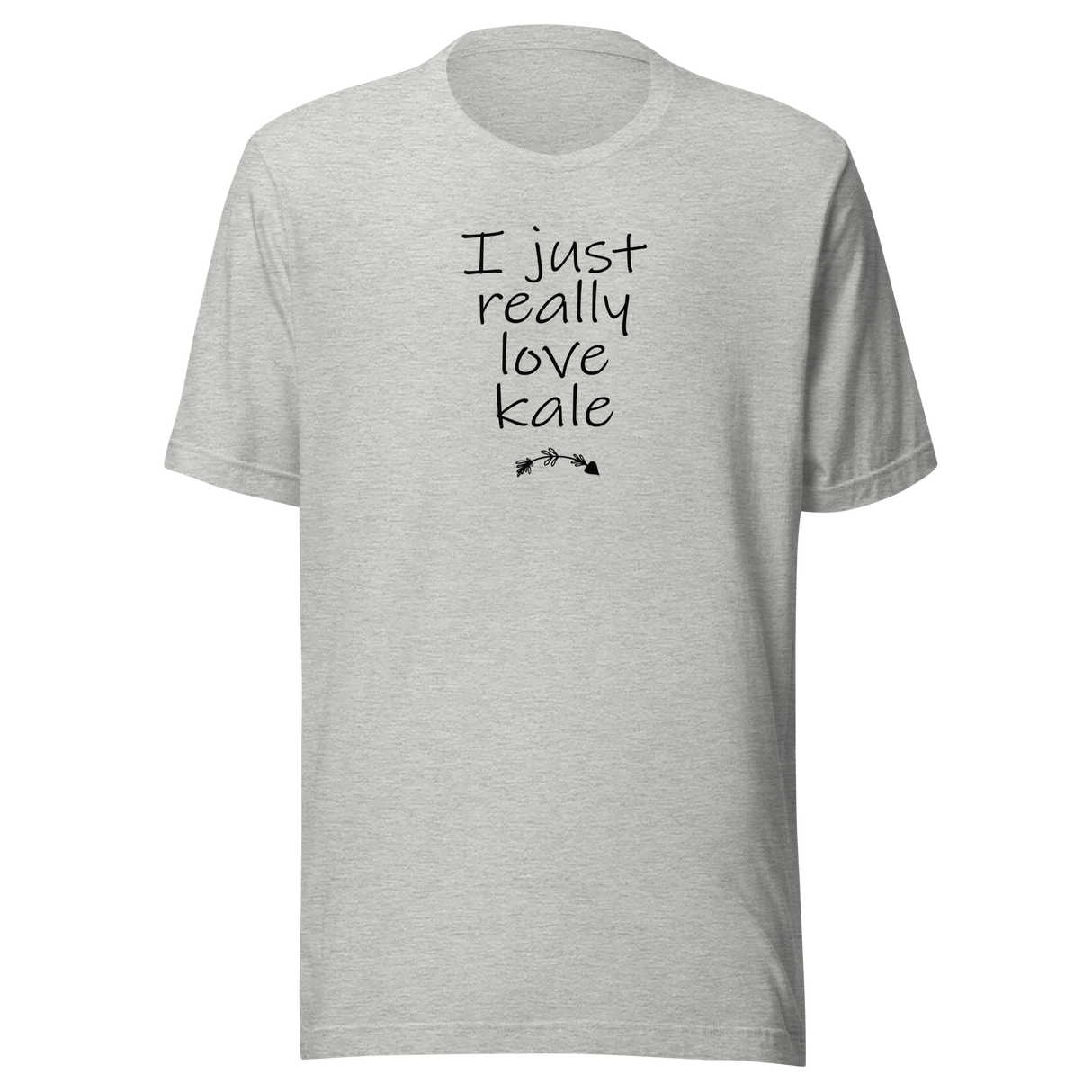i-just-really-love-kale-food-tee-foodie-t-shirt-love-tee-kale-t-shirt-healthy-tee#color_athletic-heather