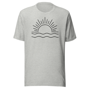 sunset-sunrise-with-ocean-ripples-travel-tee-life-t-shirt-travel-tee-sunset-t-shirt-sunrise-tee#color_athletic-heather