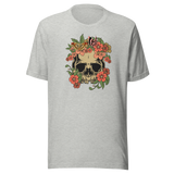 roses-and-skull-life-tee-outdoors-t-shirt-life-tee-feminine-t-shirt-edgy-tee#color_athletic-heather