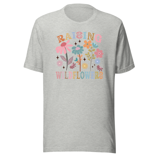 raising-wildflowers-pastel-flowers-flowers-tee-cute-t-shirt-blooms-tee-garden-t-shirt-floral-tee#color_athletic-heather