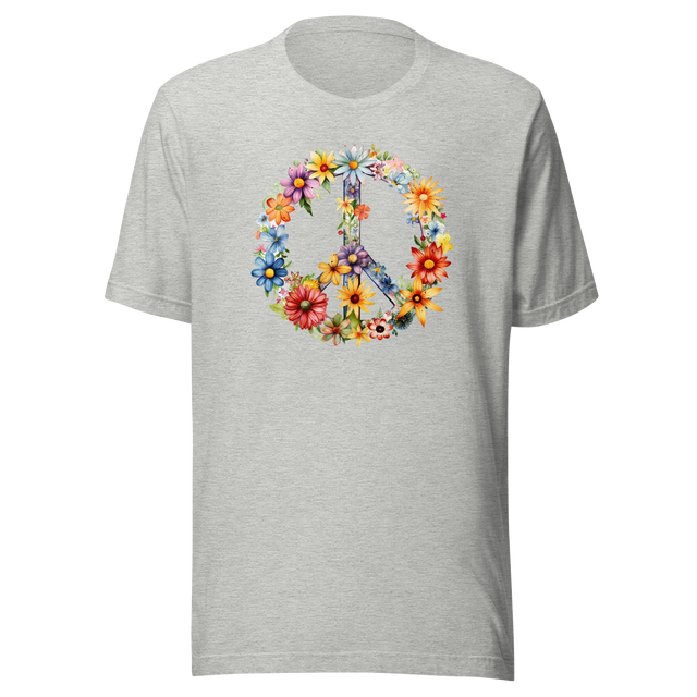 peace-sign-with-flowers-flowers-life-tee-floral-t-shirt-peace-tee-feminine-t-shirt-nature-tee-1#color_athletic-heather