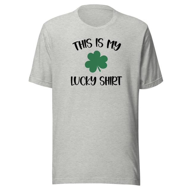 this-is-my-lucky-shirt-with-clover-leaf-holidays-tee-holiday-t-shirt-t-shirt-tee-lucky-t-shirt-clover-tee#color_athletic-heather