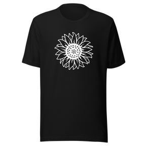 sunflower-sunflower-tee-flower-t-shirt-yellow-tee-floral-t-shirt-simple-tee#color_black