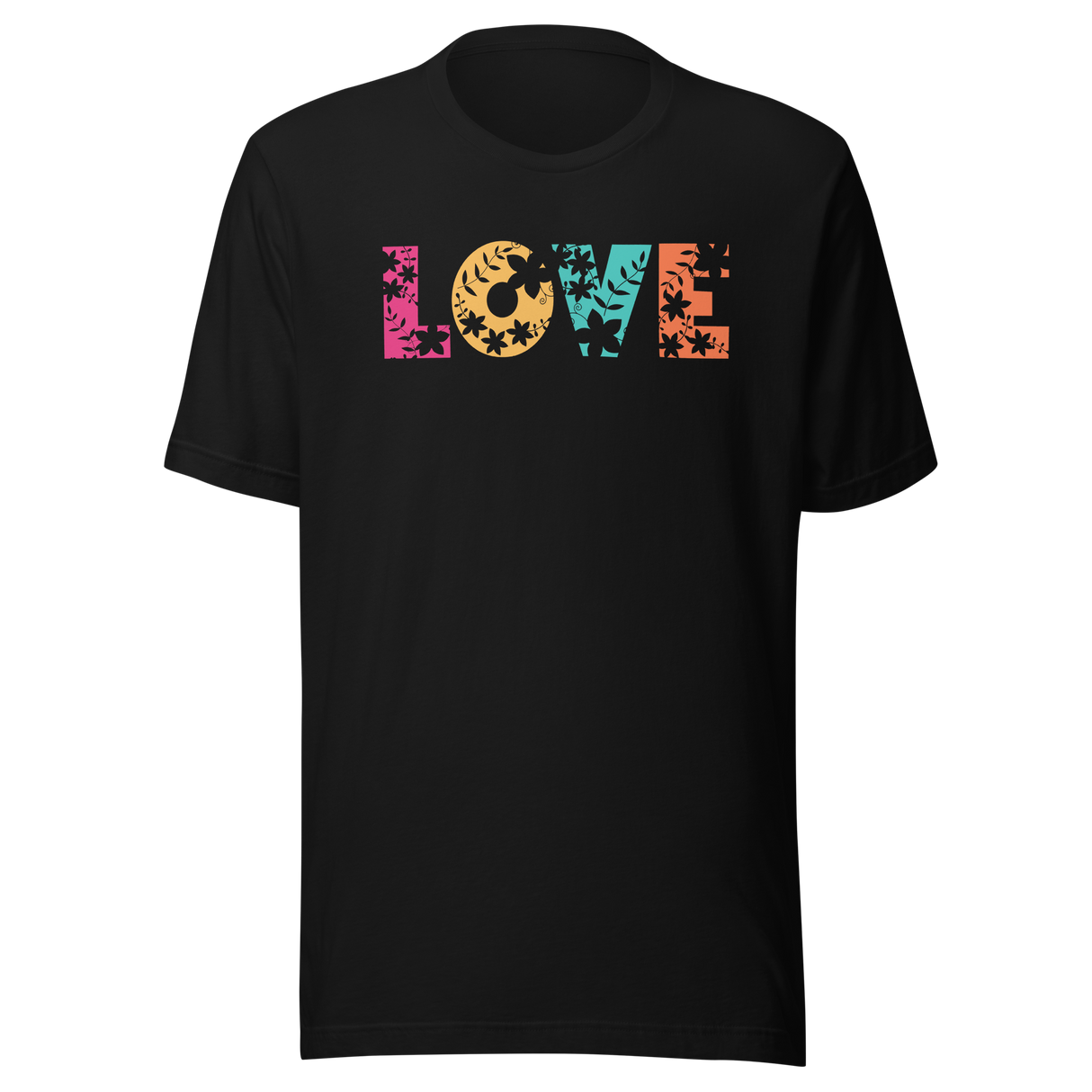 love-vertical-multi-color-love-tee-cute-t-shirt-girls-tee-gift-t-shirt-four-letter-word-tee#color_black