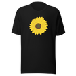 yellow-sunflower-sunflower-tee-yellow-t-shirt-flower-tee-floral-t-shirt-ladies-tee#color_black