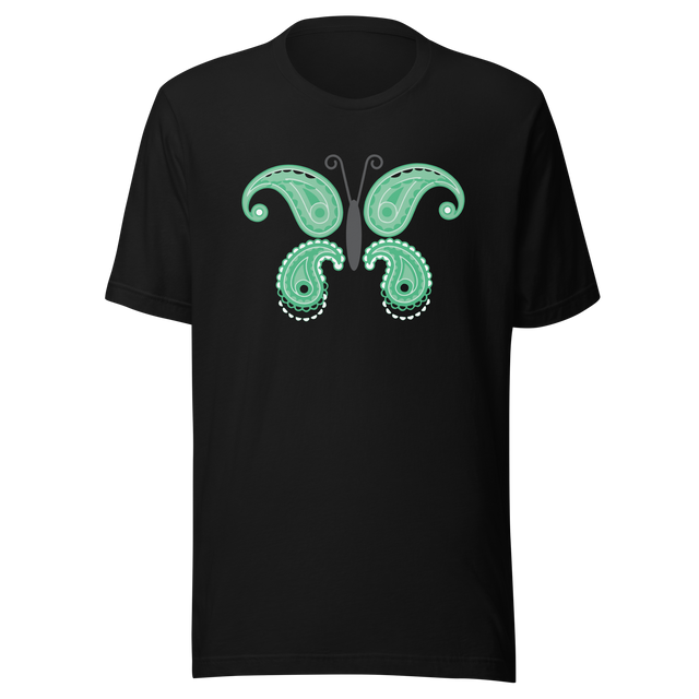 green-butterfly-butterfly-tee-nature-t-shirt-butterflies-tee-green-t-shirt-gift-tee#color_black