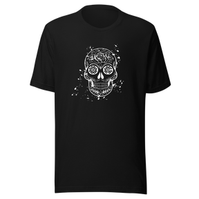 psychedelic-skull-black-and-white-skull-tee-psychedelic-t-shirt-halloween-tee-gift-t-shirt-cool-teewhite#color_black