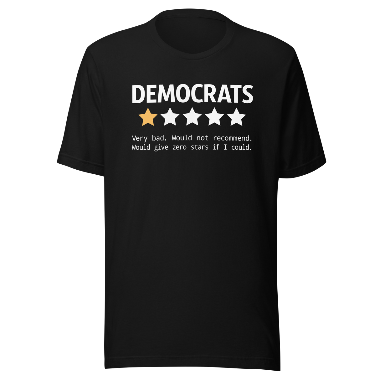 democrats-very-bad-review-republican-tee-democrat-t-shirt-election-tee-politics-t-shirt-usa-tee#color_black