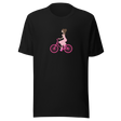 lady-in-pink-dress-riding-pink-bicycle-bicycle-tee-bike-t-shirt-lady-tee-gift-t-shirt-mom-tee#color_black