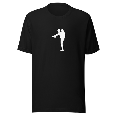 baseball-pitcher-silhouette-baseball-tee-pitcher-t-shirt-sports-tee-simple-t-shirt-summer-tee#color_black