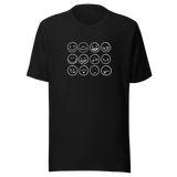 black-and-white-outlines-of-hand-drawn-smiley-faces-smiley-tee-smile-t-shirt-smiley-face-tee-funny-t-shirt-emoticon-tee#color_black