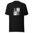 life-square-outline-white-on-black-life-tee-letters-t-shirt-blocks-tee-life-t-shirt-teewhite#color_black