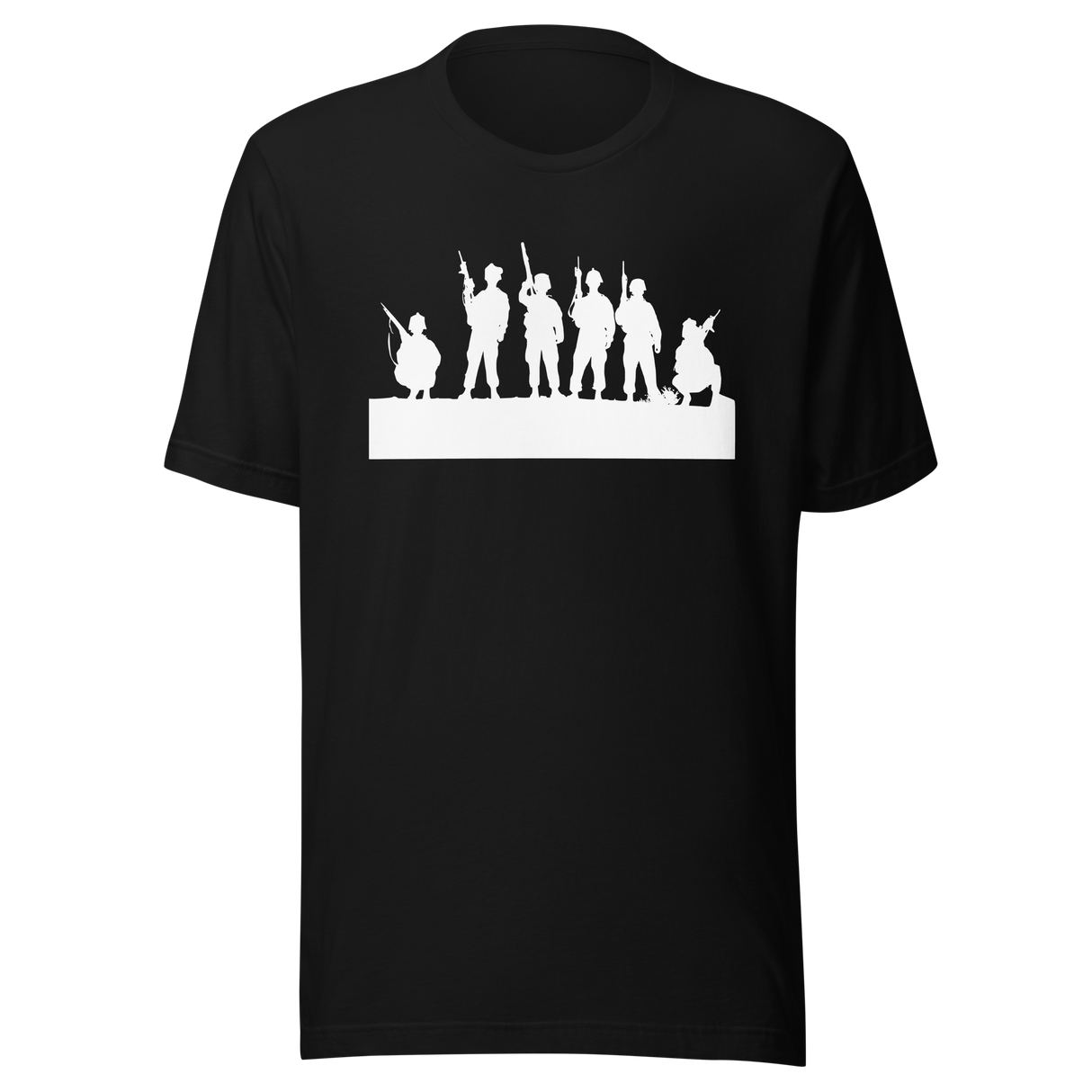 soldiers-silhouette-military-tee-silhouette-t-shirt-soldier-tee-military-t-shirt-usa-tee#color_black