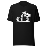 surfer-standing-on-beach-with-wave-and-palm-trees-surf-tee-beach-t-shirt-surfer-tee-beach-t-shirt-surfing-tee#color_black