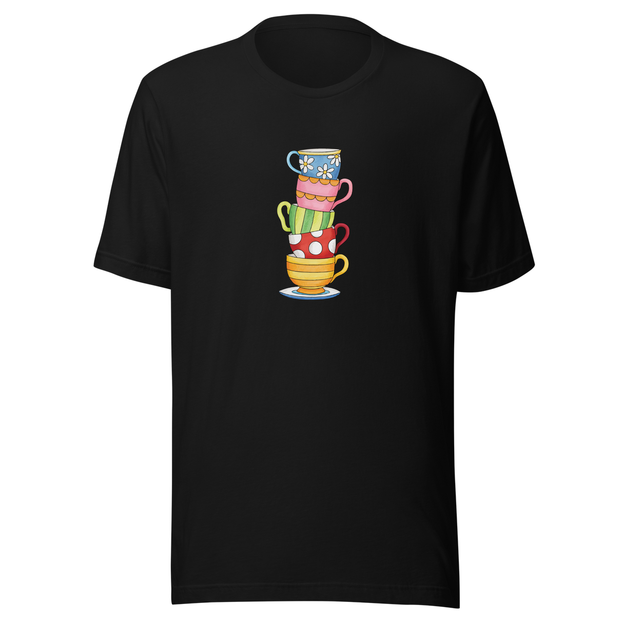 stack-of-colorful-coffee-cups-coffee-tee-cup-t-shirt-tea-tee-coffe-lover-t-shirt-gift-tee#color_black